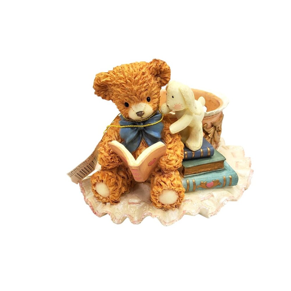 vintage carlton cards bainbridge bears taylor votive candle holder figurine.